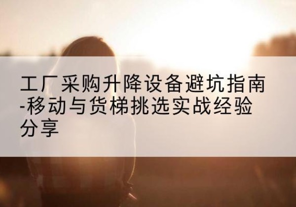娄星移动式升降机怎么选-工厂采购升降设备避坑指南-移动与货梯挑选实战经验分享